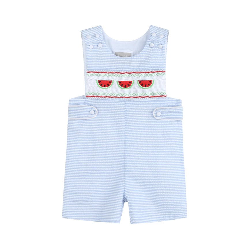 Blue Striped Smocked Watermelon Jon Jons
