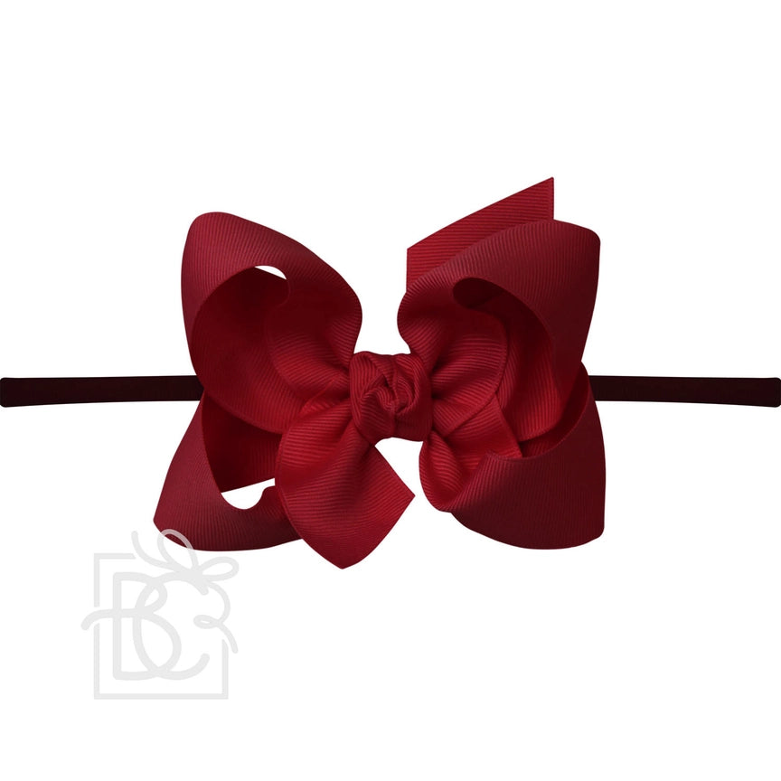 BC Signature Grosgrain Bow 4.5" - Large w/Headband