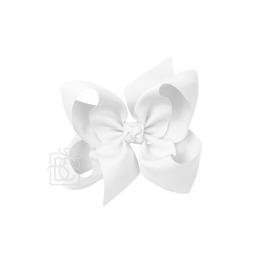 BC Signature Grosgrain Bow on Clip 6.5" - Jumbo w/Alligator Clip