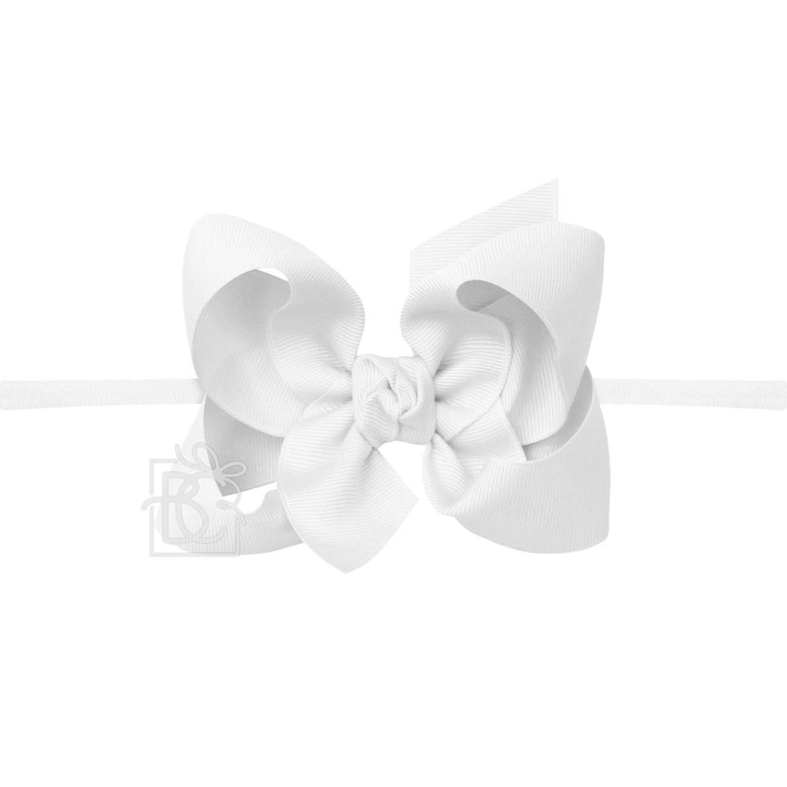 BC Signature Grosgrain Bow 4.5" - Large w/Headband