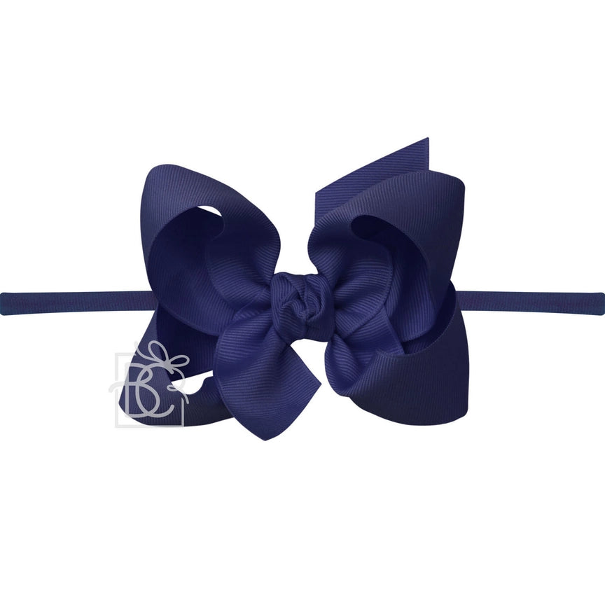 BC Signature Grosgrain Bow 4.5" - Large w/Headband
