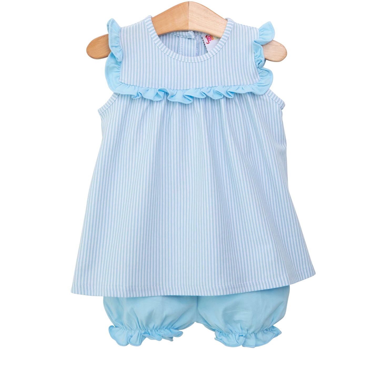 Bella bloomer Set Light Blue Stripe