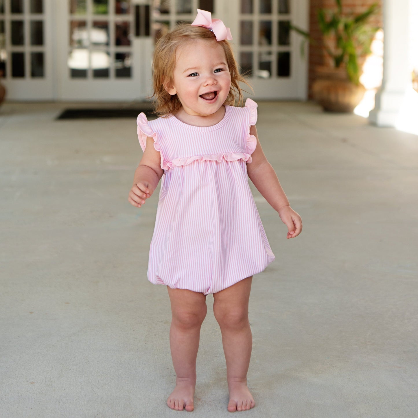 Bella Bubble Light Pink Stripes
