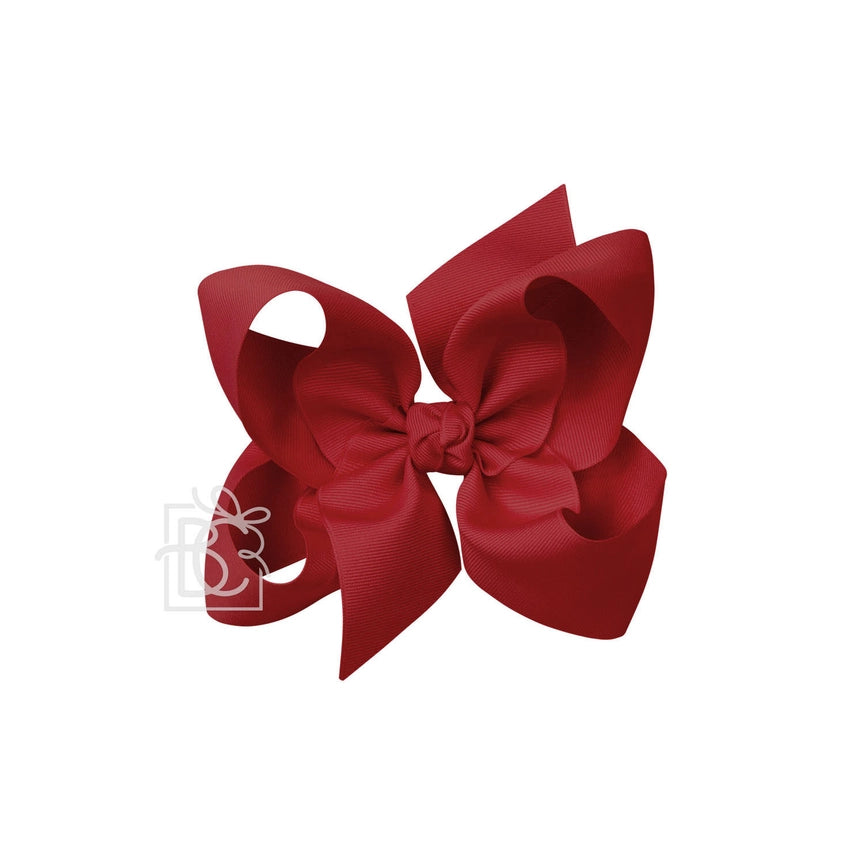 BC Signature Grosgrain Bow on Clip 6.5" - Jumbo w/Alligator Clip