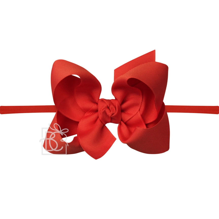 BC Signature Grosgrain Bow 4.5" - Large w/Headband