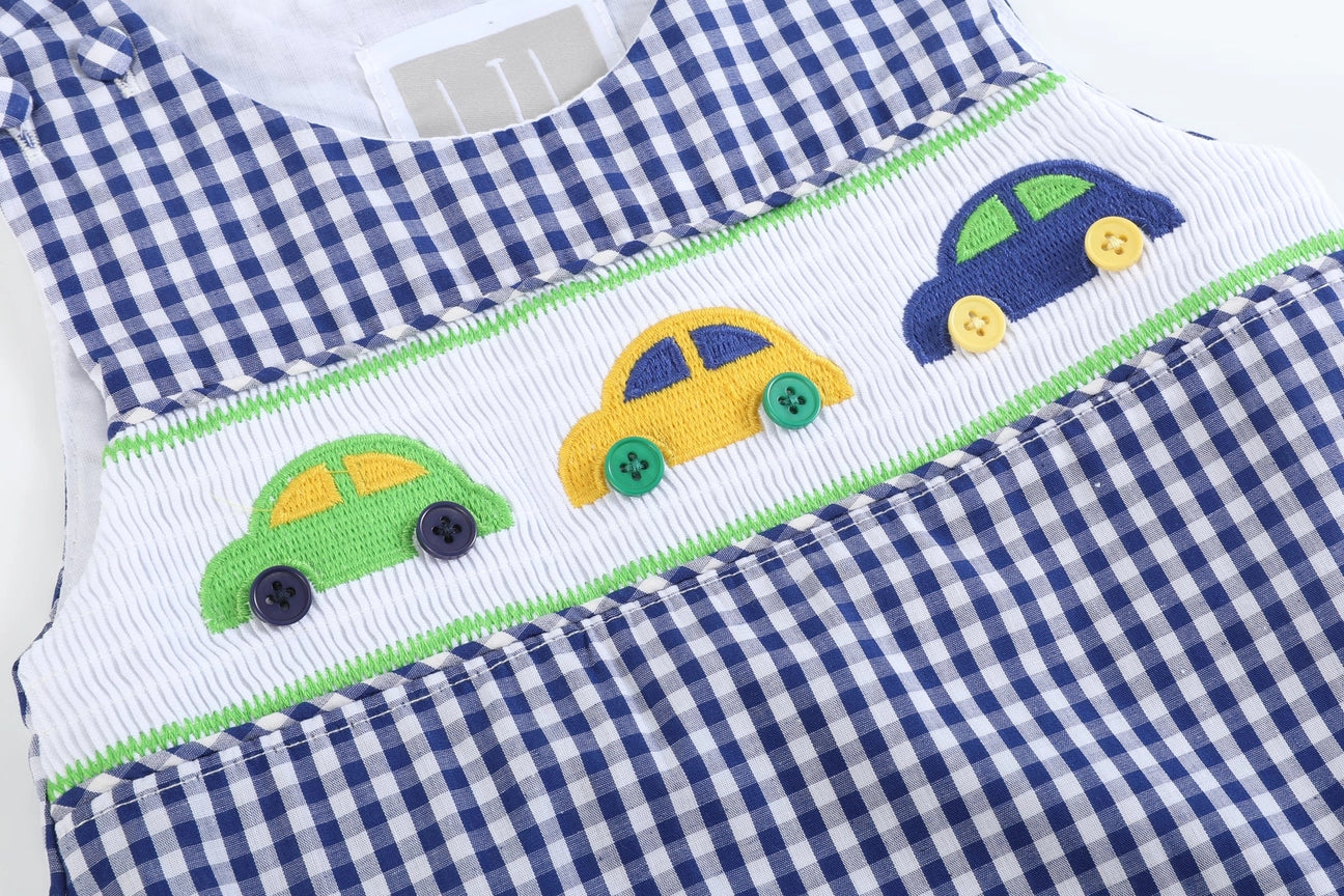 Blue Smocked Car Jon Jons