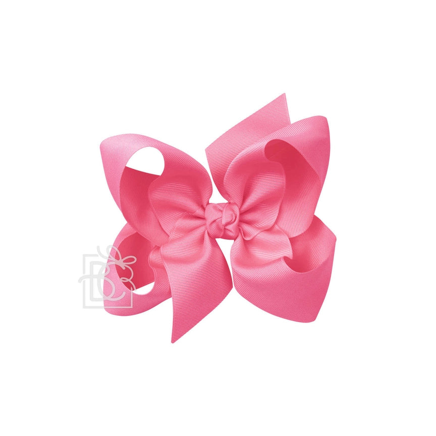 BC Signature Grosgrain Bow on Clip 6.5" - Jumbo w/Alligator Clip