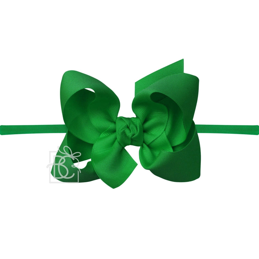 BC Signature Grosgrain Bow 4.5" - Large w/Headband